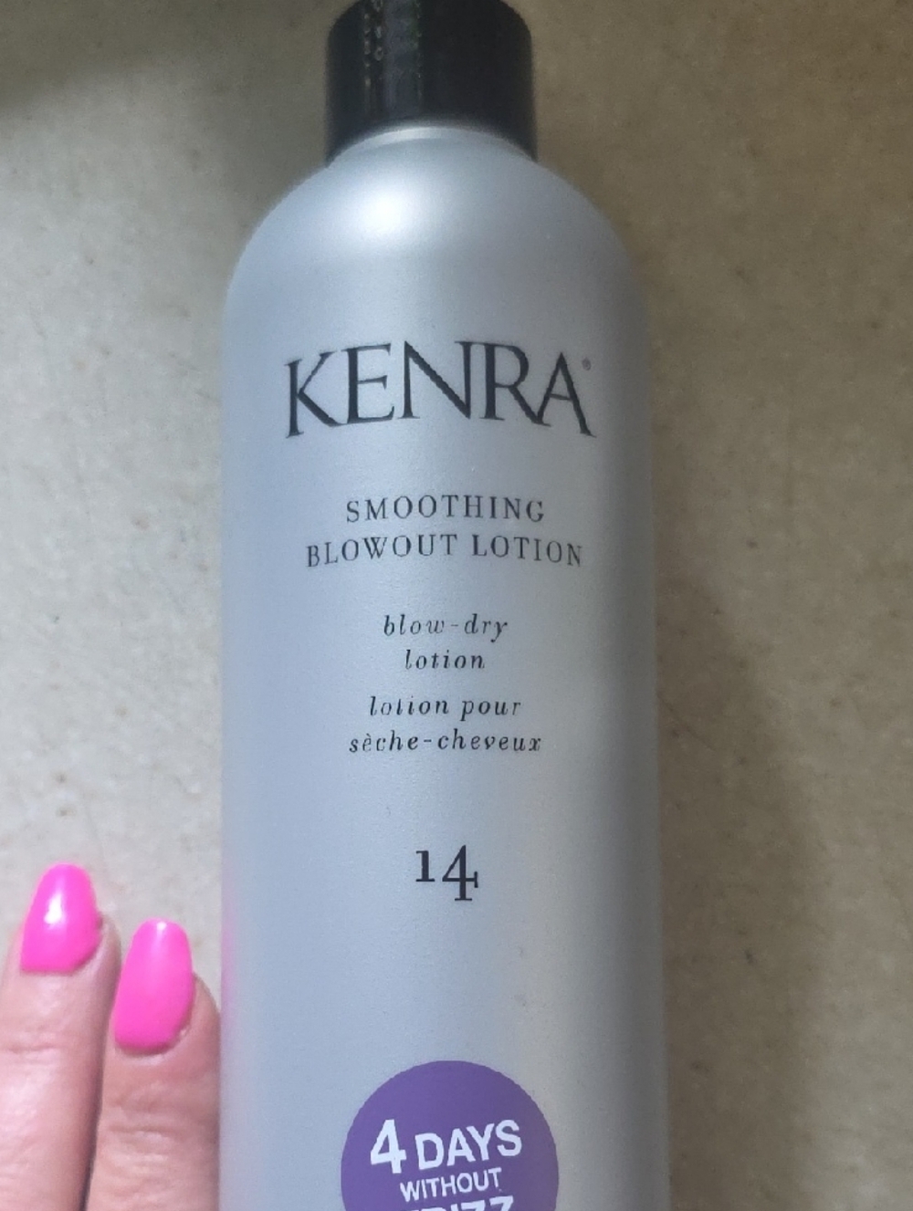 Kenra Smoothing Blowout Lotion 14 – Silver Heat Protectant for Women